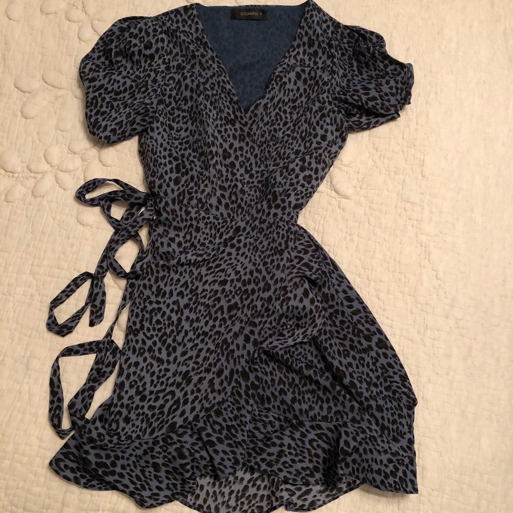 Storets Blue Wrap dress